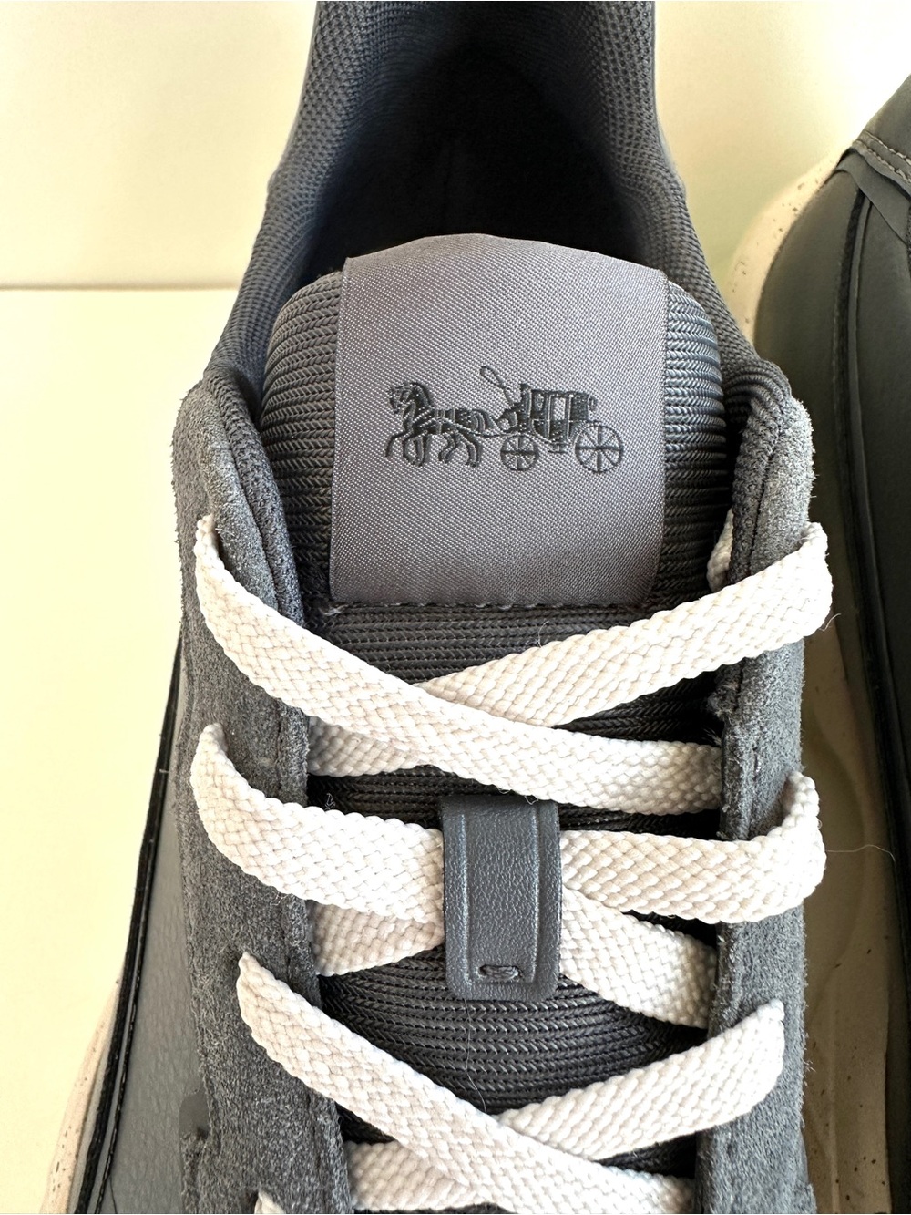 COACH MENS CITYSOLE RUNNER INDUSTRIAL GREY TRAINERS ATHLETIC SNEAKERS NEW! Sz12D - Picture 9 of 15